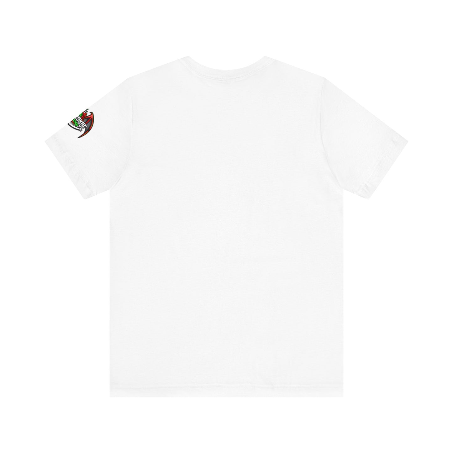 Elliot Lee - Red Horde Logo on Left Sleeve - Unisex Jersey Short Sleeve Tee