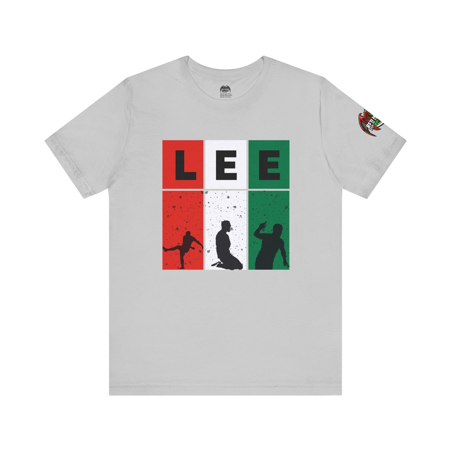 Elliot Lee - Red Horde Logo on Left Sleeve - Unisex Jersey Short Sleeve Tee