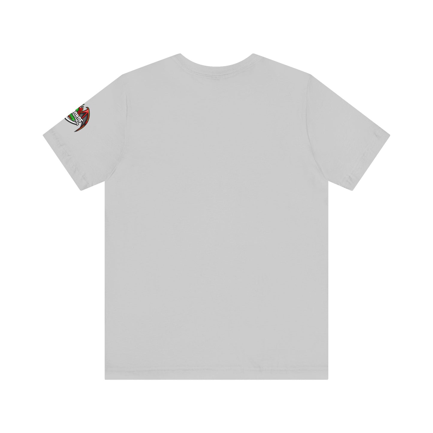 Elliot Lee - Red Horde Logo on Left Sleeve - Unisex Jersey Short Sleeve Tee